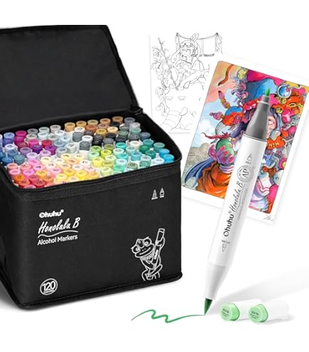 Amazon.co.jp: マクソン アルコールマーカー コミックツイン 72色